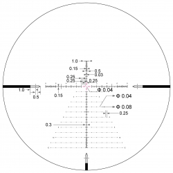Luneta Arken Optics 5-25x56 MRAD